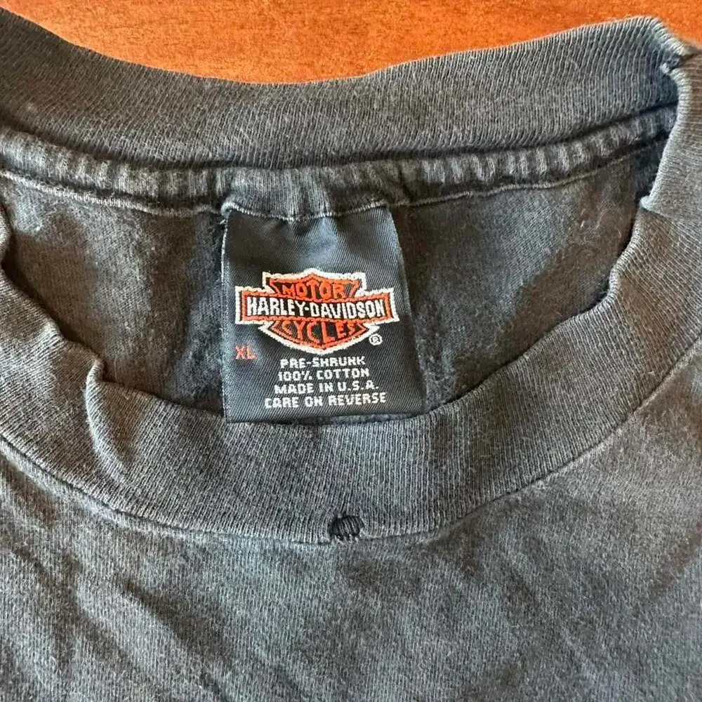 Vintage 1993 Harley-Davidson H-D of Edison Pocket T-Shirt XL